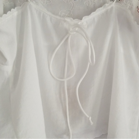 Honey Punch White Lace Detail Top - Picture 5 of 8